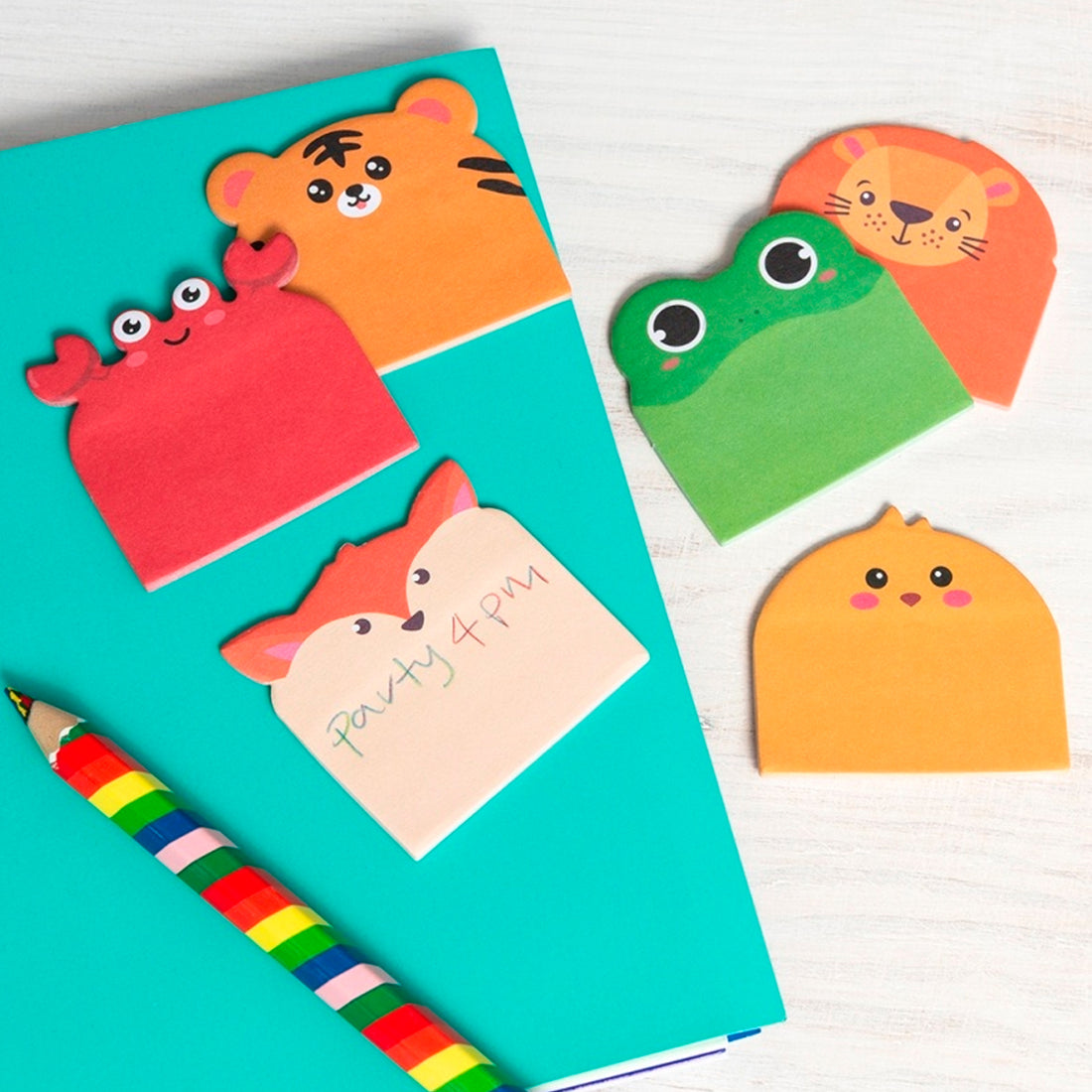 Notas adhesivas - Animals 🦁🐸🦊