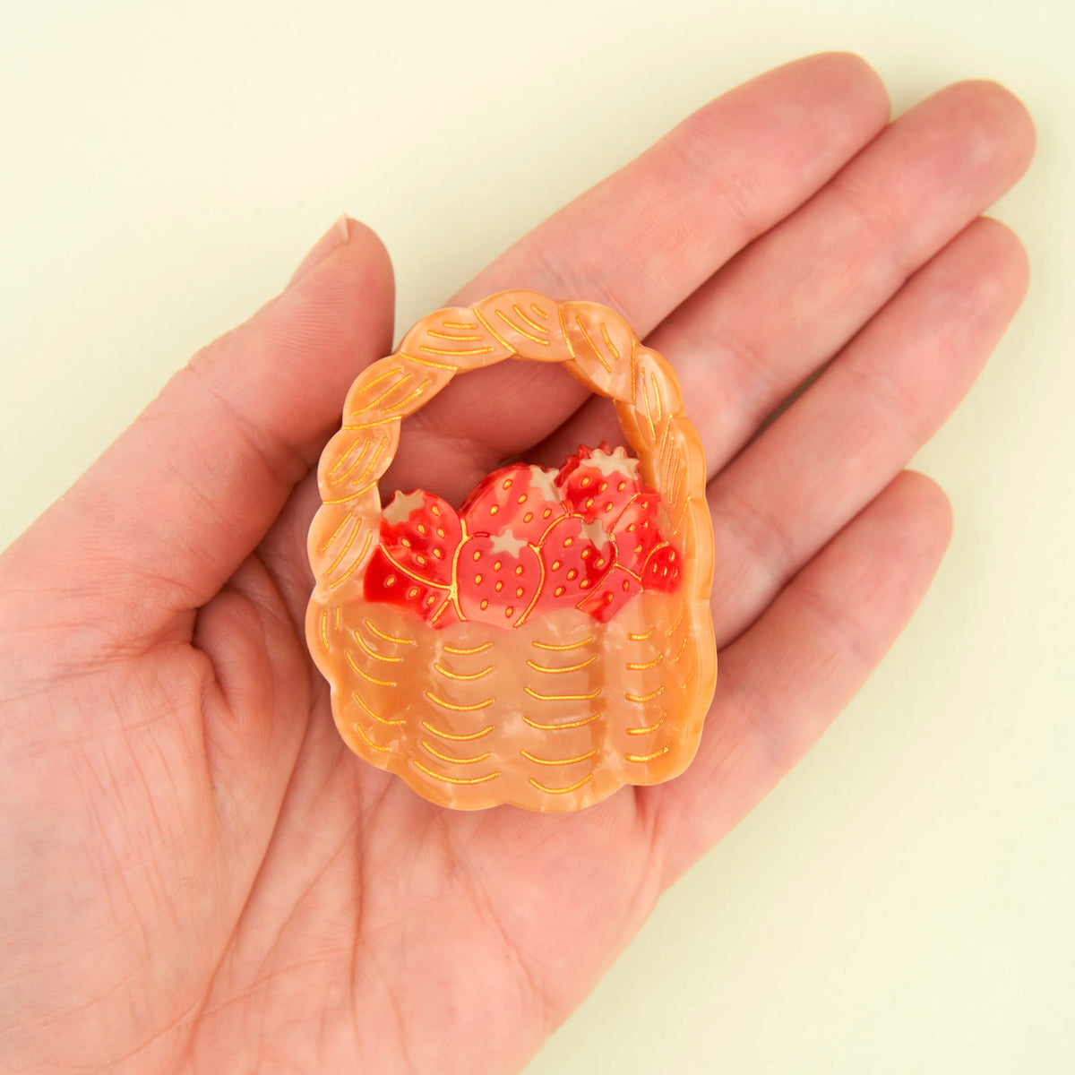 Pinza para el pelo - Cesta de Fresas 🍓
