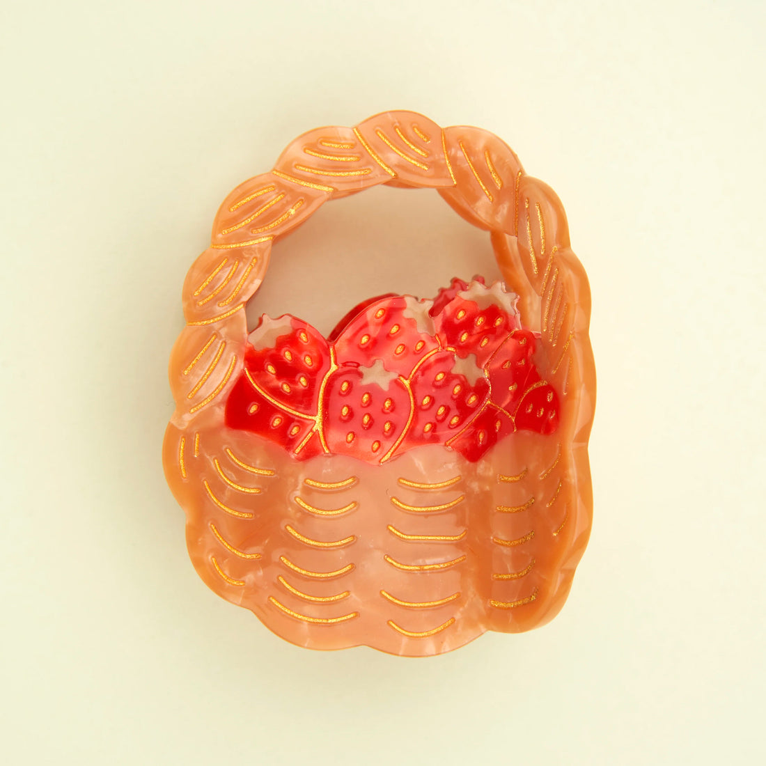 Pinza para el pelo - Cesta de Fresas 🍓