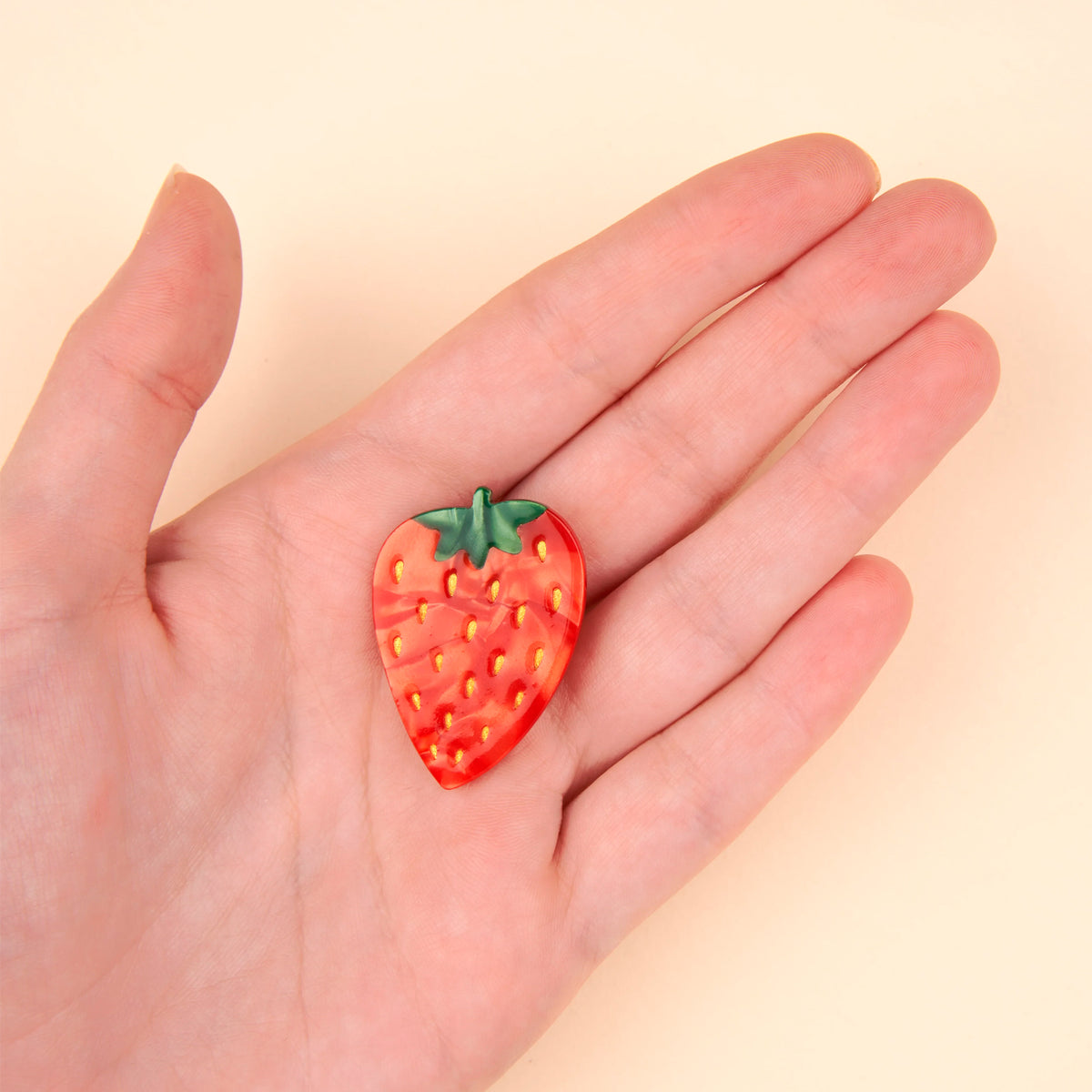 Pasador de pelo - Fresa 🍓