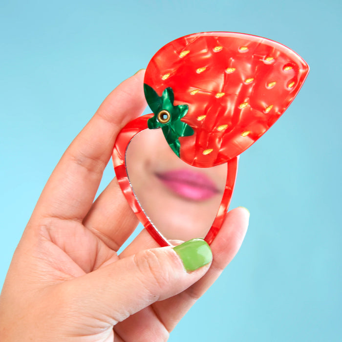 Espejo de bolsillo - Fresa 🍓
