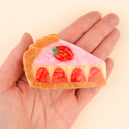 Pinza para el pelo - Tarta de fresa 🍰