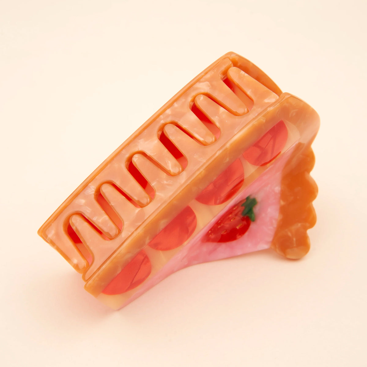 Pinza para el pelo - Tarta de fresa 🍰