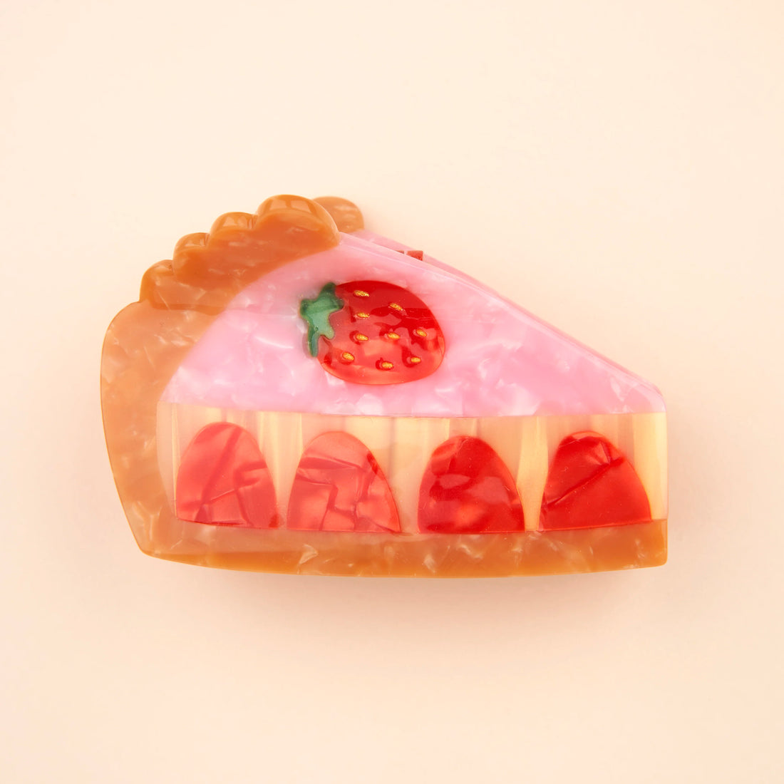 Pinza para el pelo - Tarta de fresa 🍰