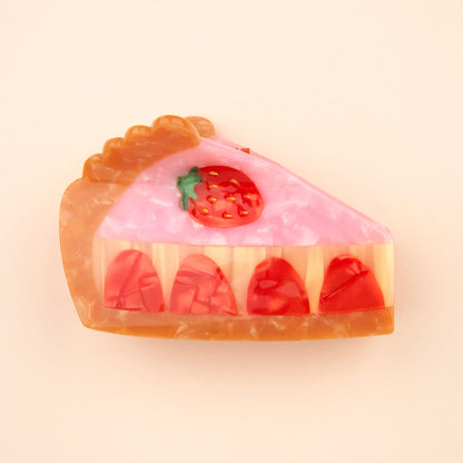 Pinza para el pelo - Tarta de fresa 🍰