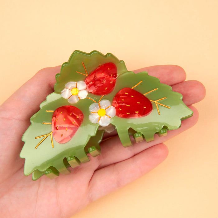 Pinza para el pelo - Planta de fresa 🍓