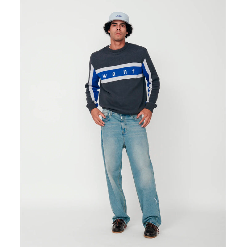 Suéter We Are Not Friends - Stripes Black