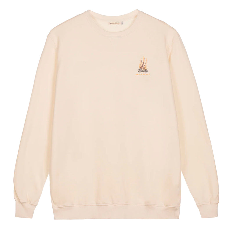 Sudadera Arica Brand -  Bonfire Cream ⛺