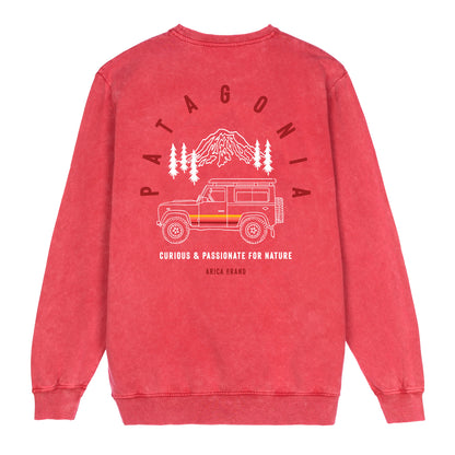 Sudadera Arica Brand -  Defender Burgundy 🚙