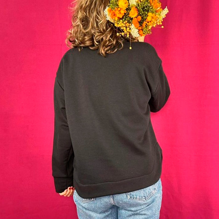 Sudadera La Compiano - Fama Negro