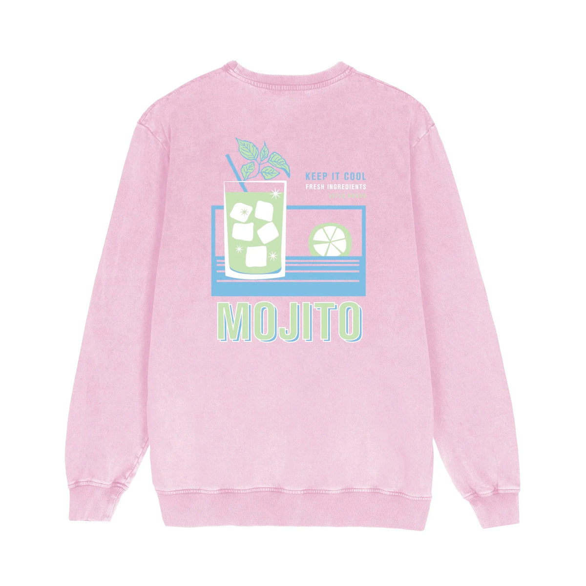 Sudadera Arica Brand -  Mojito Pale Pink 🍸