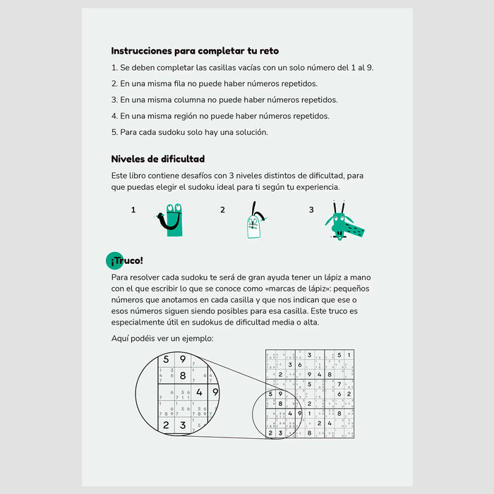 Pasatiempos - Sudokus para divertirse