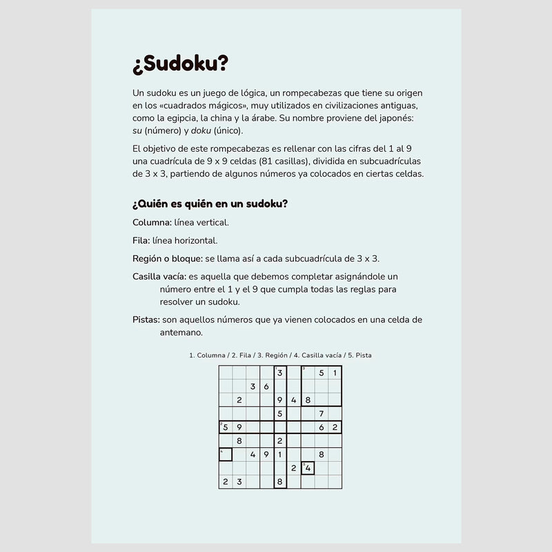 Pasatiempos - Sudokus para divertirse