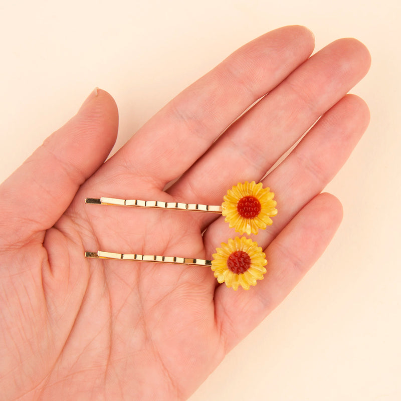 Set de 2 horquillas - Girasoles 🌻