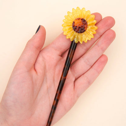 Palillo para el pelo - Girasol 🌻