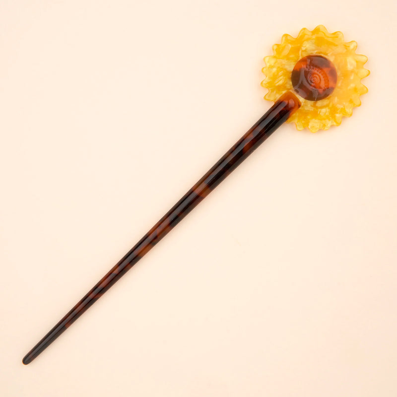 Palillo para el pelo - Girasol 🌻