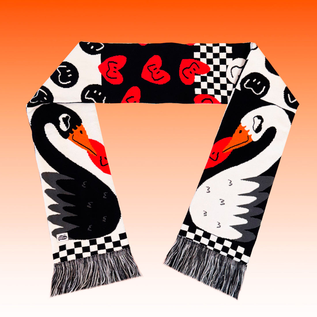 Bufanda Miss Feathers - Swan Romance 🦢💗