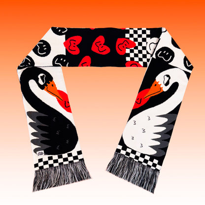 Bufanda Miss Feathers - Swan Romance 🦢💗