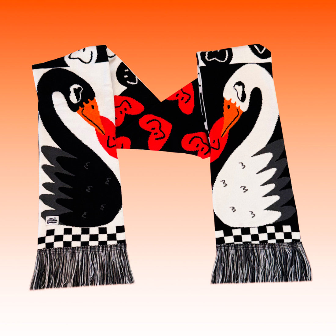 Bufanda Miss Feathers - Swan Romance 🦢💗