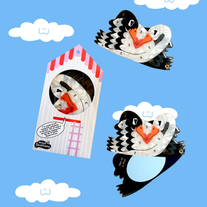 Espejo de bolsillo Miss Feathers - Swan Sweethearts 💗