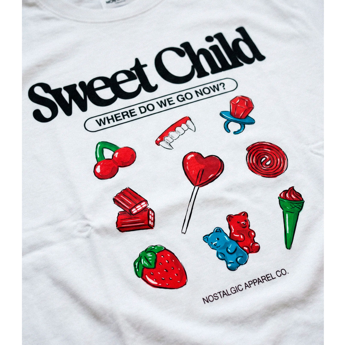 Camiseta Nostalgic Apparel - "Sweet Child" 🍭🍬