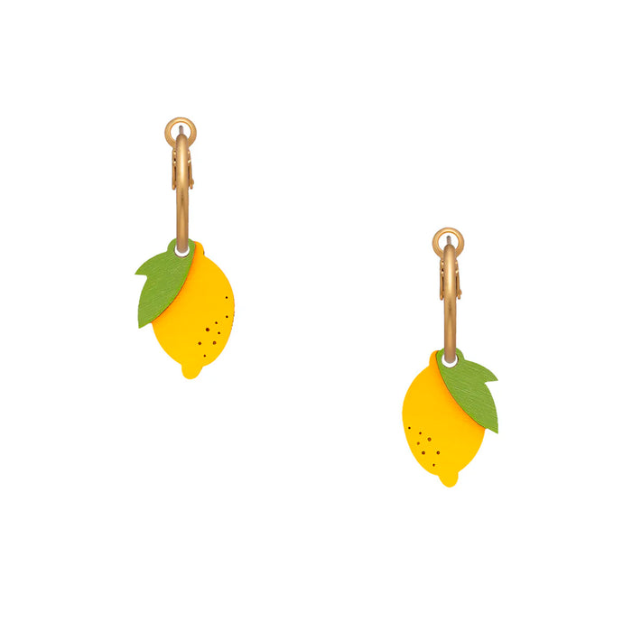 Pendientes de aro Materia Rica - Sweet Lemon 🍋
