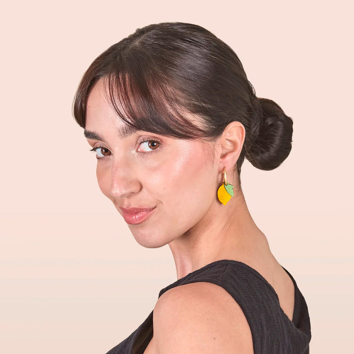 Pendientes de aro Materia Rica - Sweet Lemon 🍋