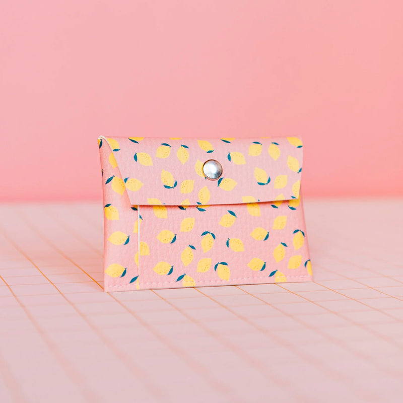 Tarjetero - Limones Pink 🍋