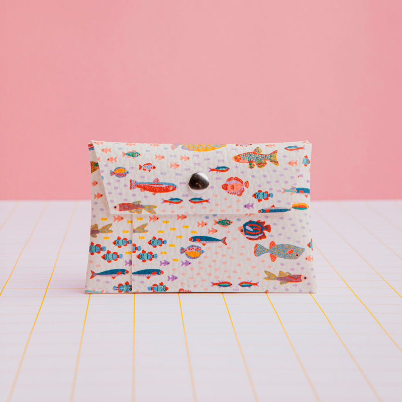 Tarjetero - Peces Beige 🐟