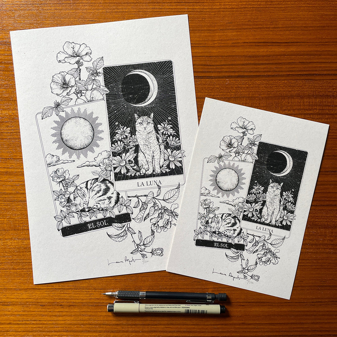Print de Laura Agustí A4 - "Tarot"