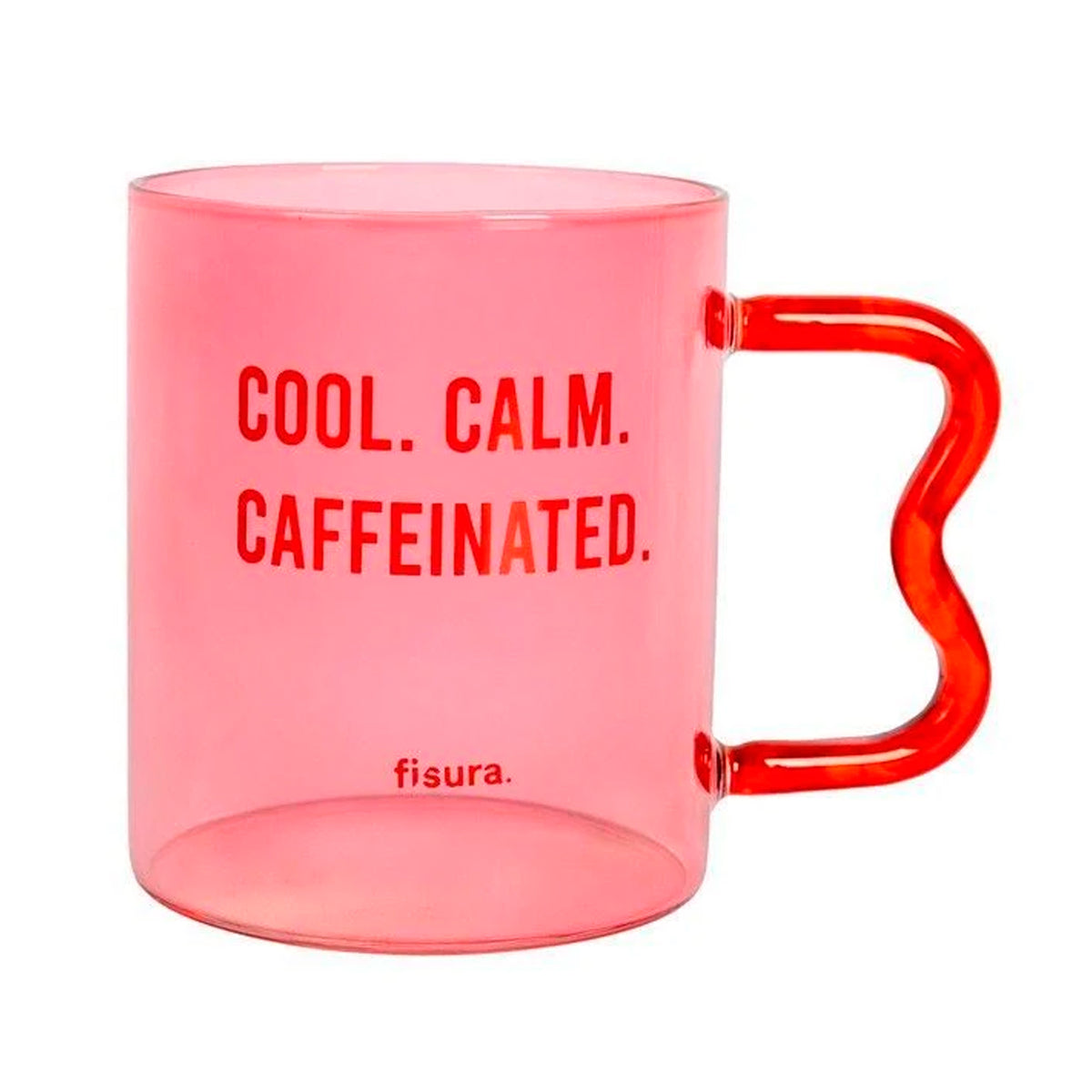 Taza Fisura - "Cool, calm, caffeinated" ☕