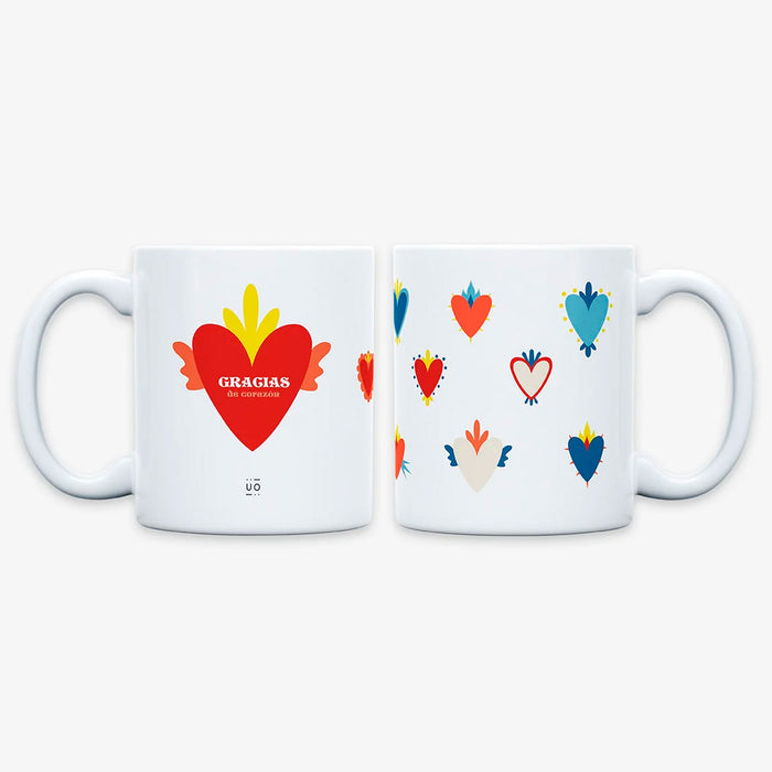 Taza - "Gracias de corazón" 💜🧡