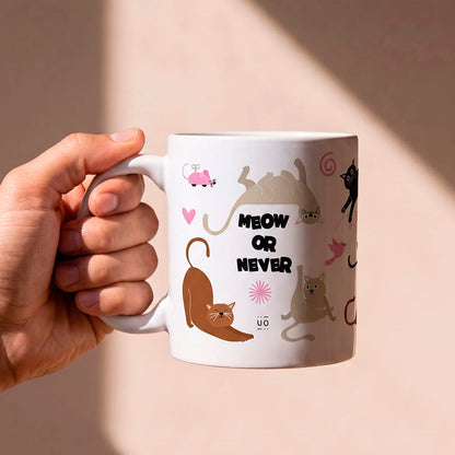 Taza UO - "Meow or never" 🐱