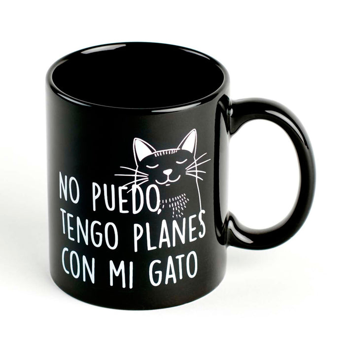 Taza - "No puedo, tengo planes con mi gato" 🐱