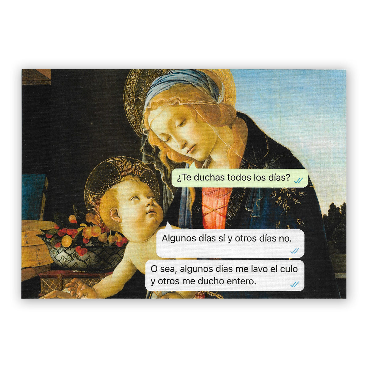Print de La última croqueta A5 - "Te Duchas Todos Los Días"