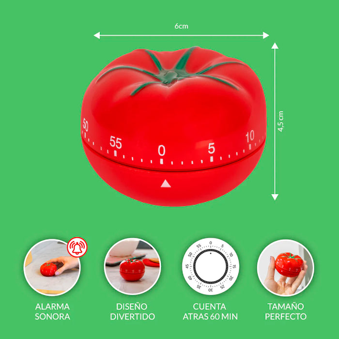 Temporizador de cocina - Tomate 🍅