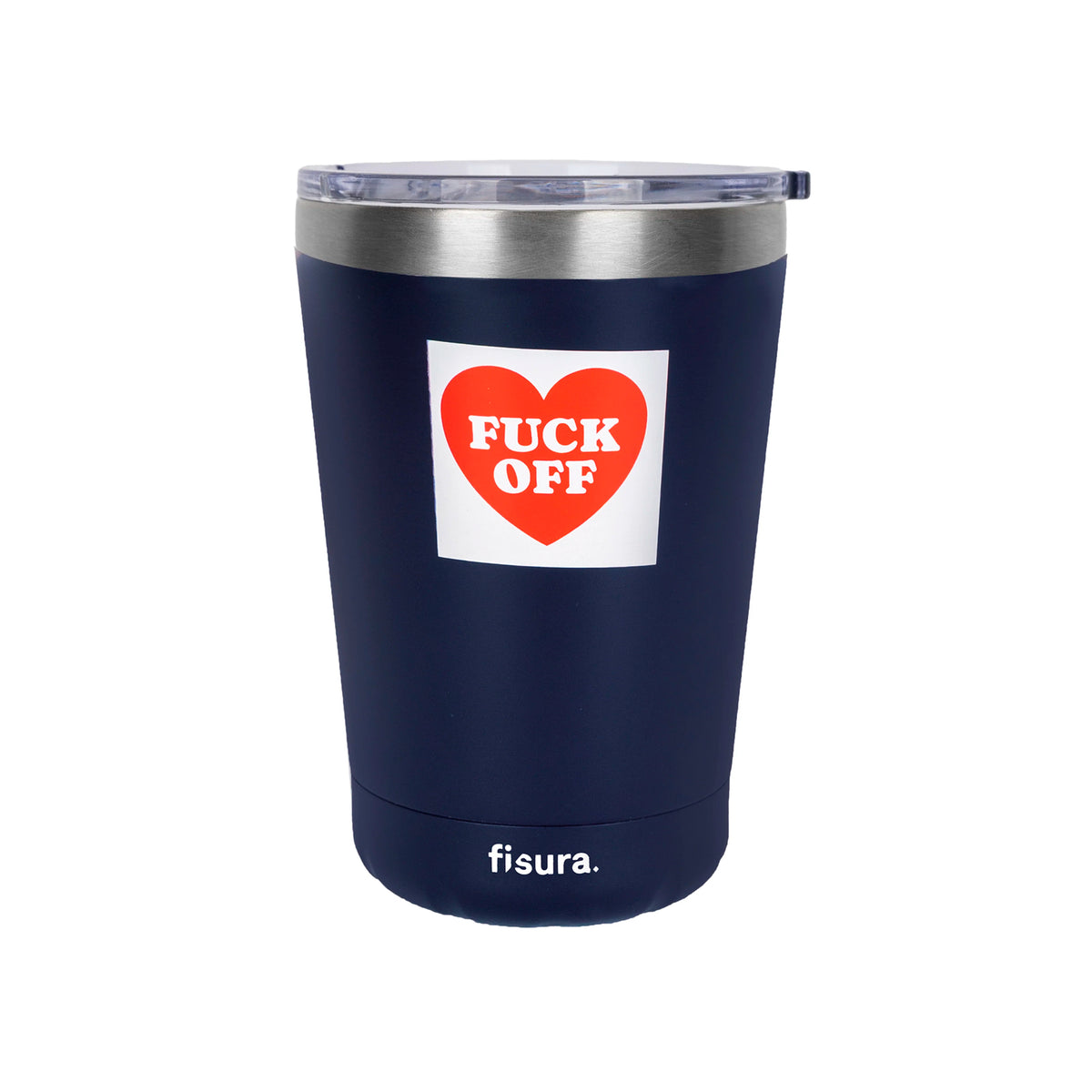 Vaso termo Fisura - "Fuck Off" Azul