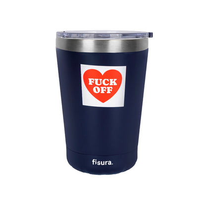 Vaso termo Fisura - "Fuck Off" Azul