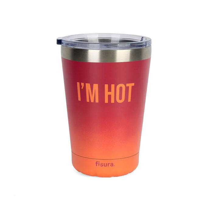 Vaso termo - "I'm hot" degradado