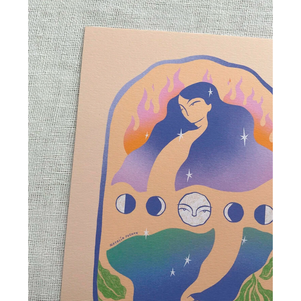 Print de Natalia Fuente A5 - Tierra y fuego 🌿🔥