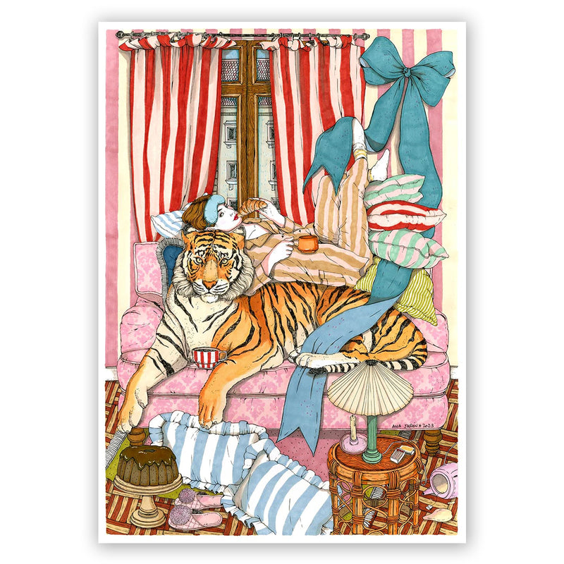 Print de Ana Jarén A3 - "Tigre" 🐯