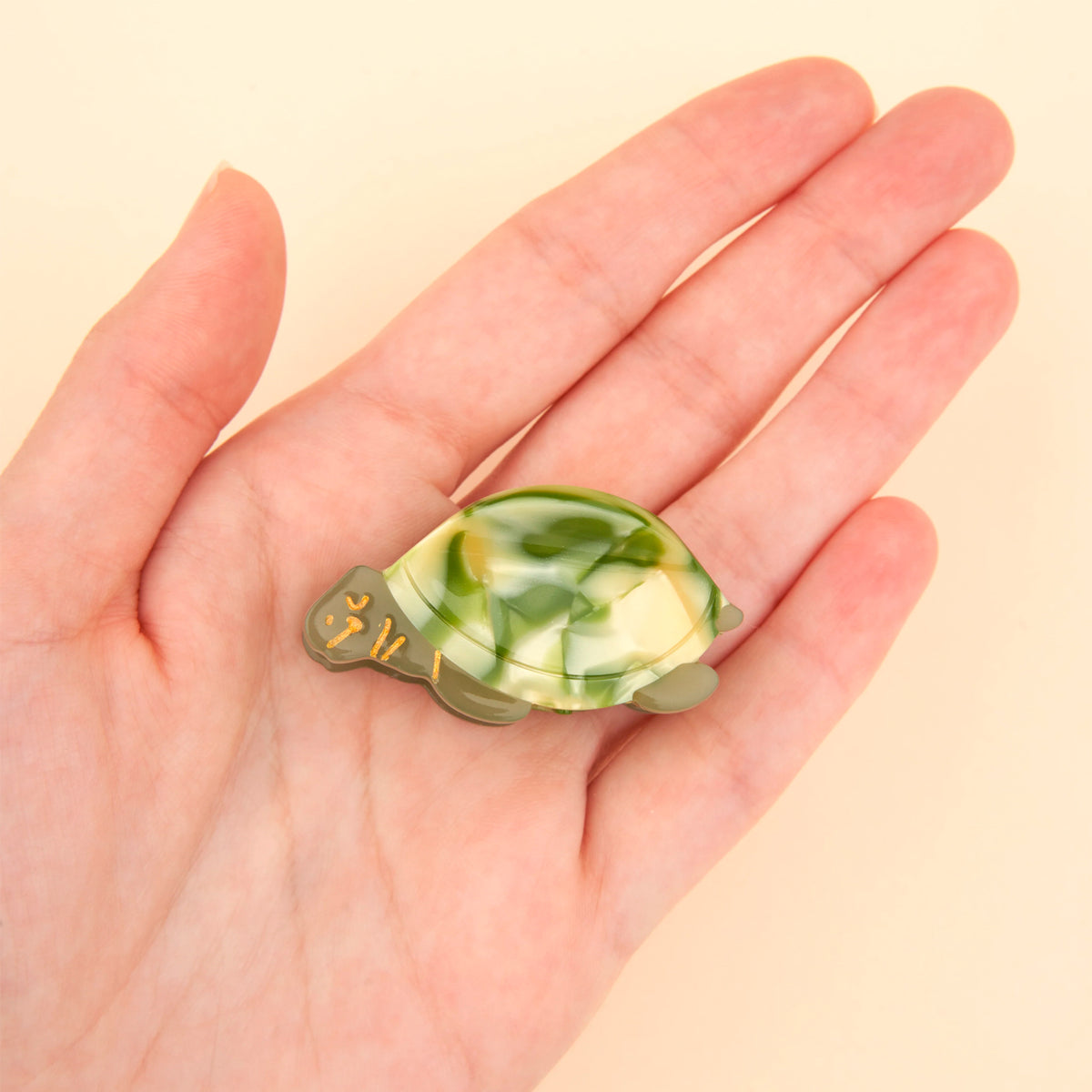 Minipinza para el pelo - Tortuga 🐢