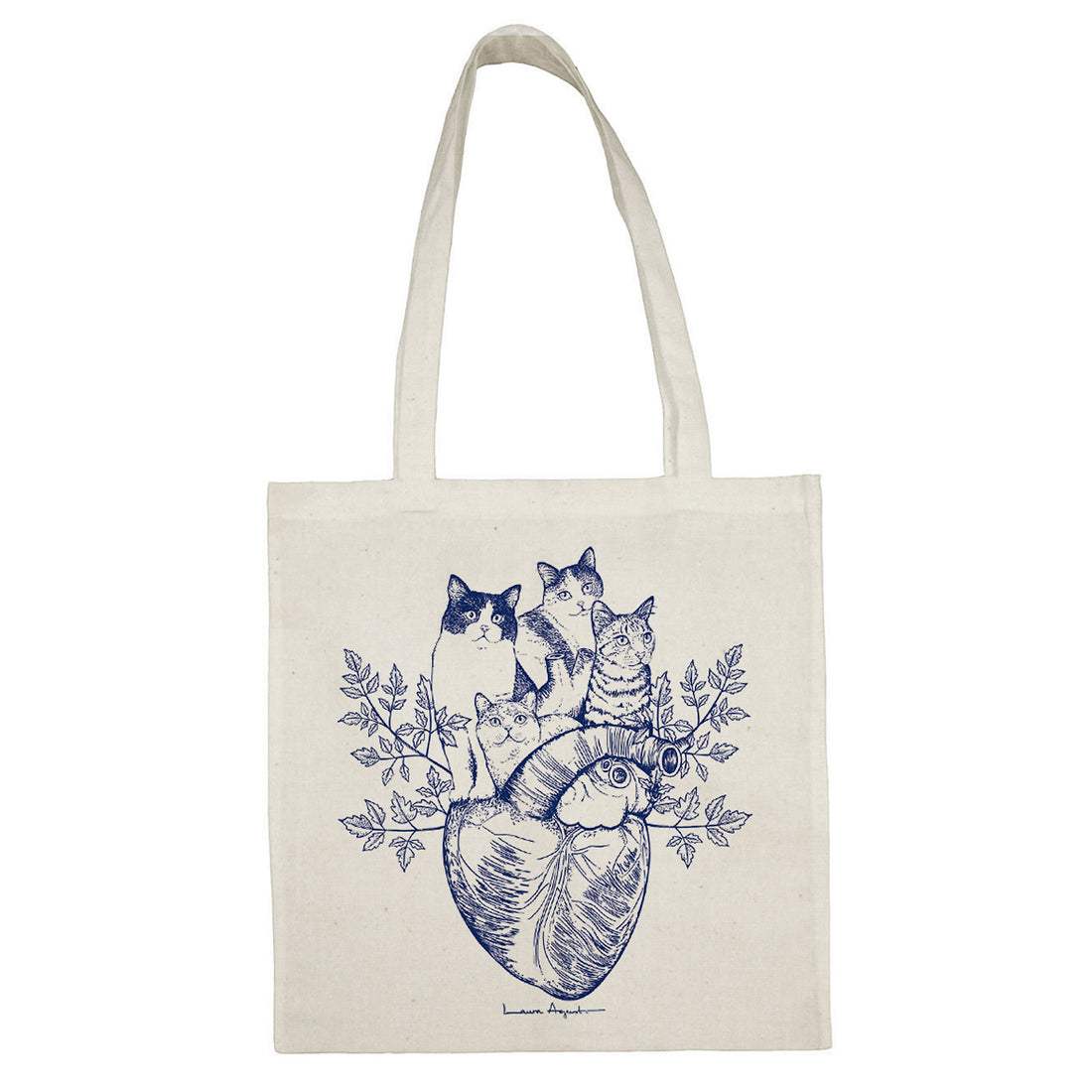 Tote bag - "Cats Heart"