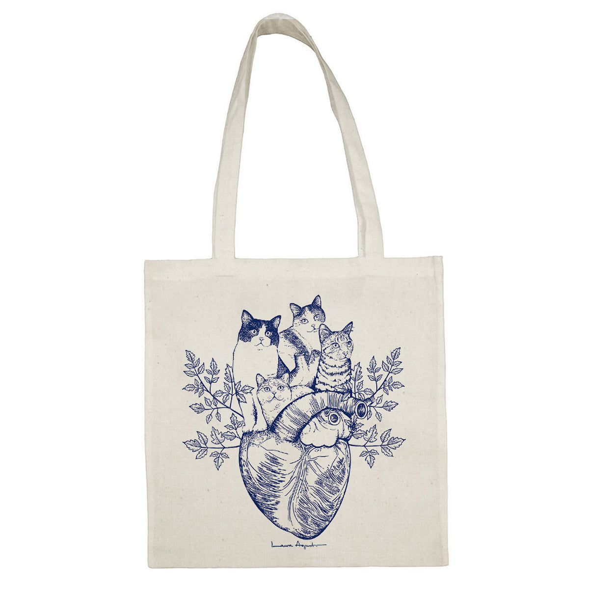 Tote bag - "Cats Heart"