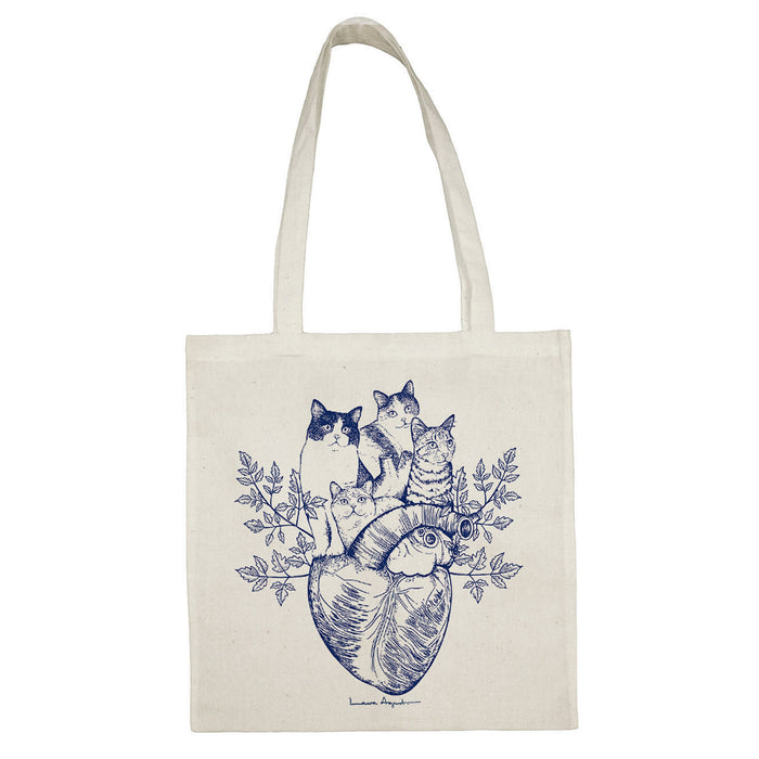 Tote bag - "Cats Heart"