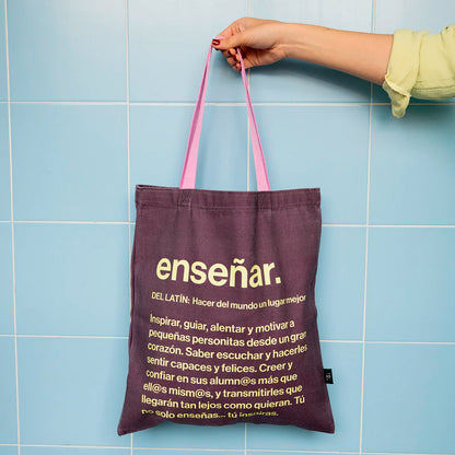Tote bag UO - "Enseñar Definición"