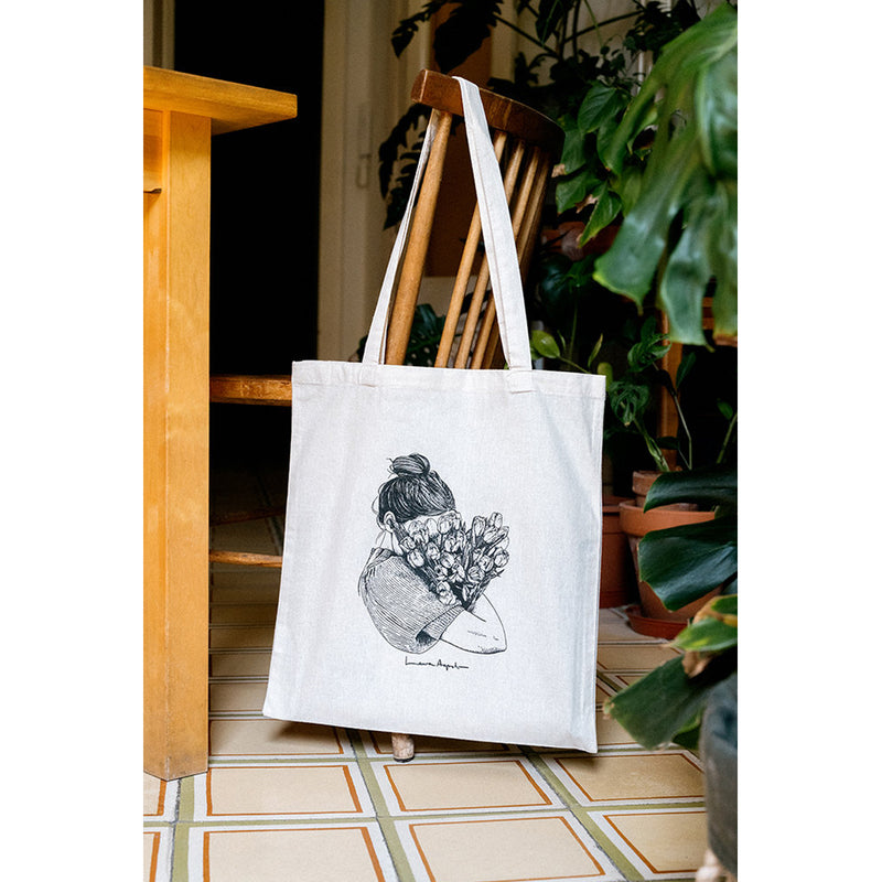 Tote bag - "Full of Tulips" de Laura Agustí