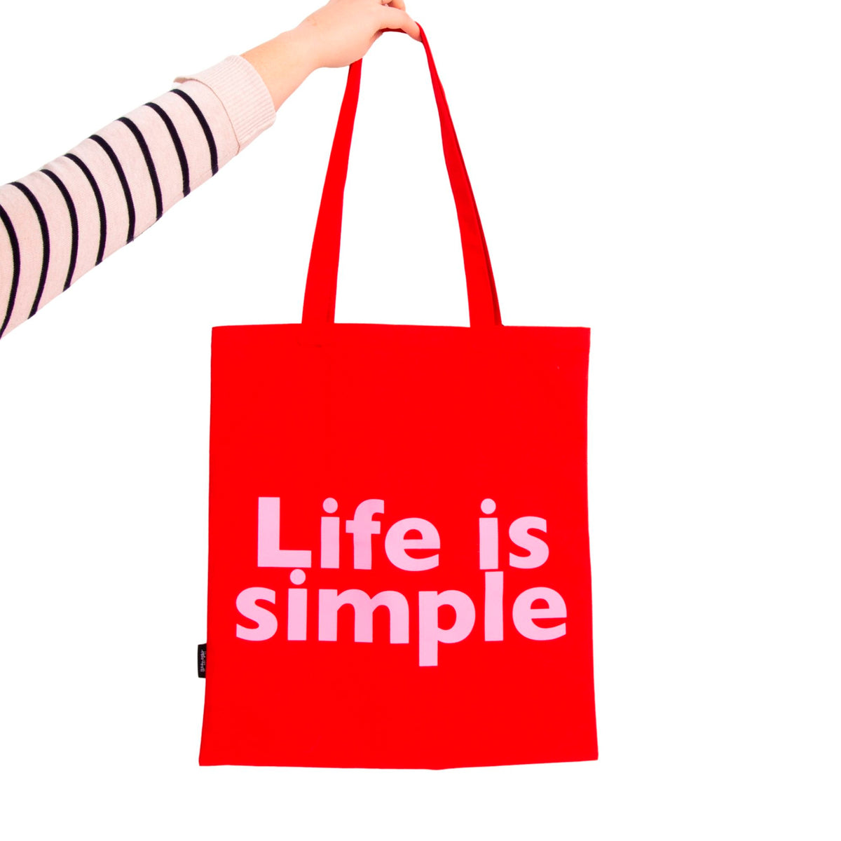 Tote bag - Life is Simple Rojo