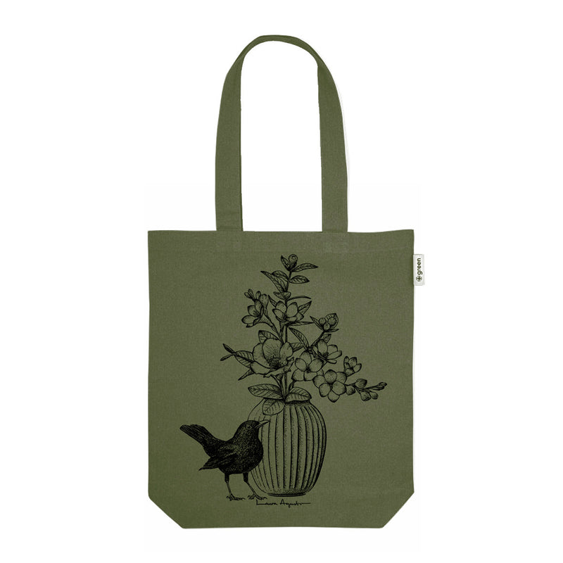 Tote bag - "Mirlo" de Laura Agustí