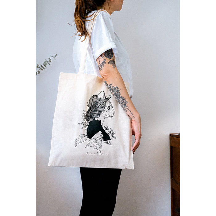 Tote bag - "Miss Catgraben" de Laura Agustí